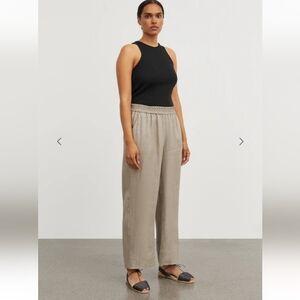 Skall Studio Jasmine Pants 100% Linen Twig Grey 34 / XS